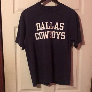 Dallas Cowboys Letters Blue T-Shirt Mens Medium M